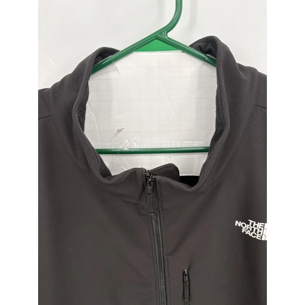 North Face Jacket Men's 4XL Windwall Apex Bionic Full Zip Black Softshell Mock
